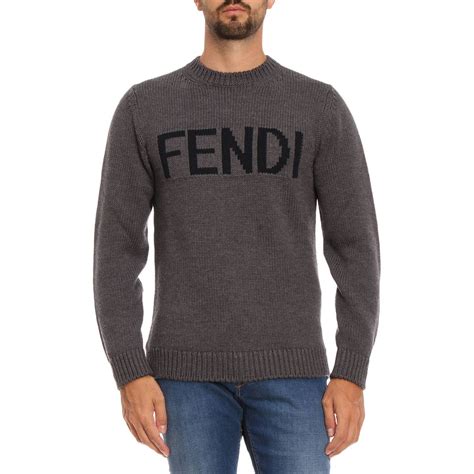 men's fendi sweater|fendi men's gray pullover hoodie.